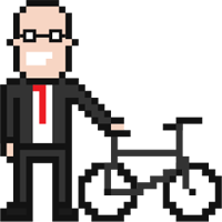 Pixelmännchen Oberbürgermeister